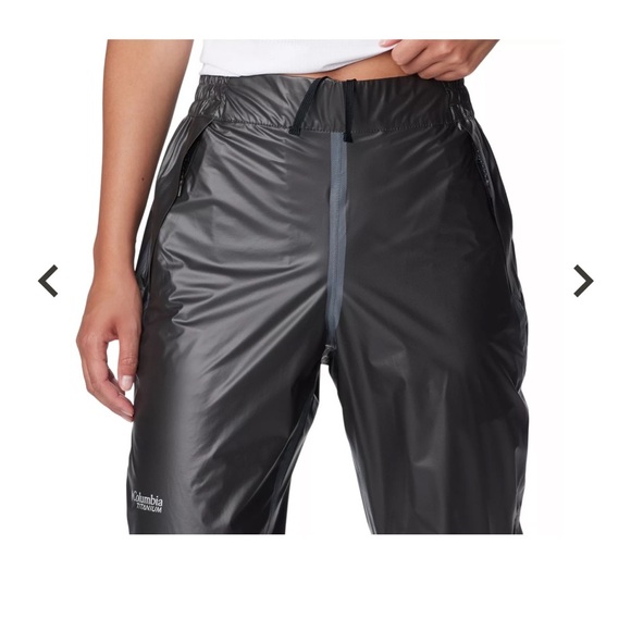 Columbia Titanium Women’s OutDry Extreme Wyldwood Rain Pants Black NWT size 3XL - Picture 5 of 16